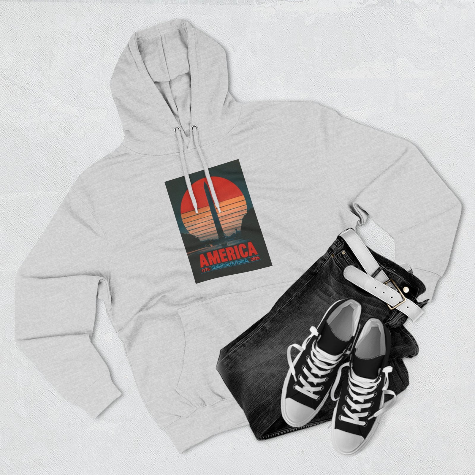 America 1776–2026 Semiquincentennial Hoodie - 4LibertyShop.com