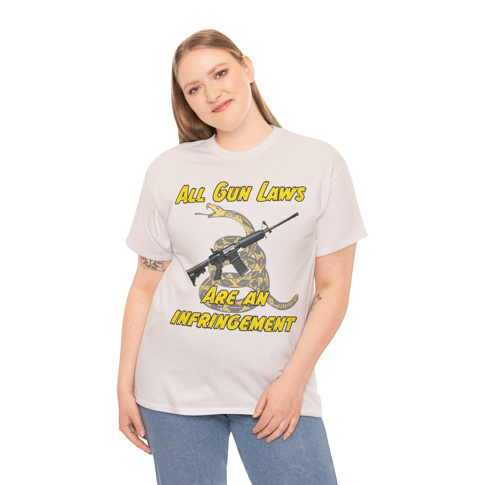Judge Nap: All Gun Rights Are Infringements AR15 Gadsden T-Shirt