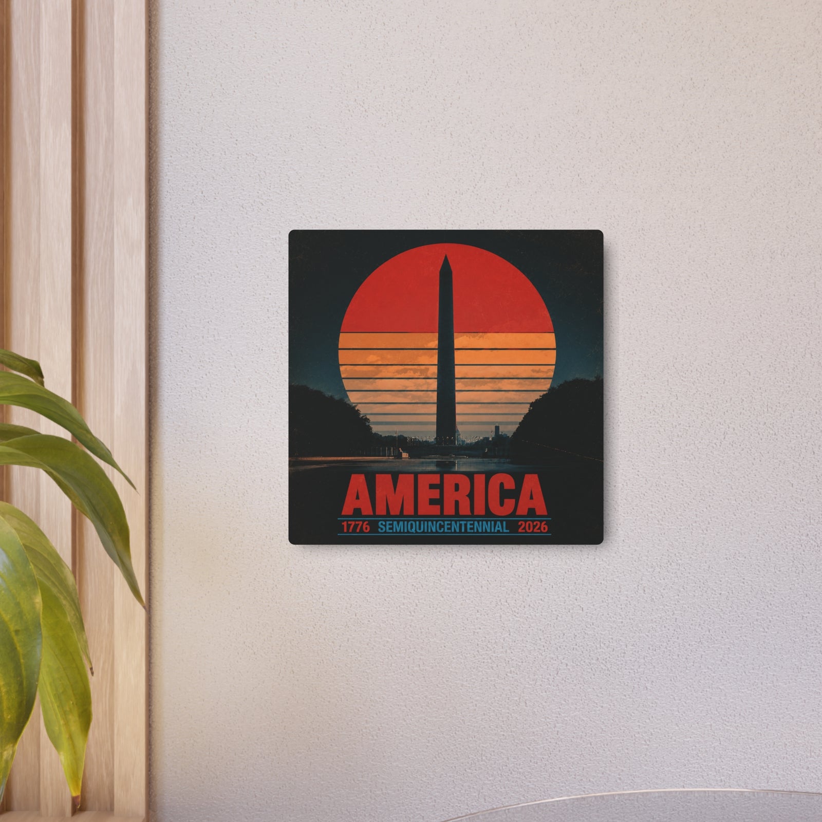 America 1776–2026 Semiquincentennial Metal Sign - 4LibertyShop.com