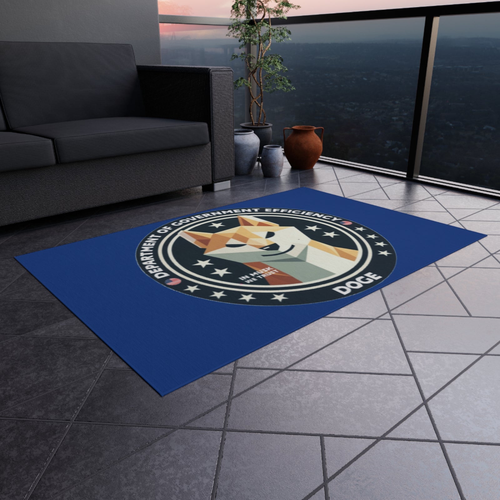 D.O.G.E. Outdoor Rug