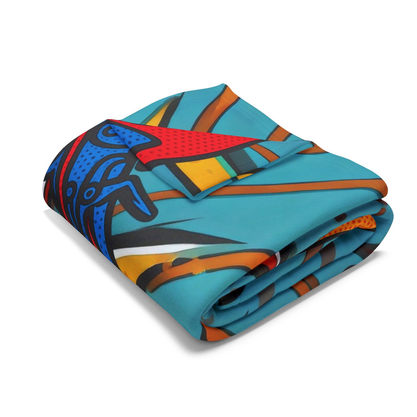 Pop Art Founding Fathers Fleece Blanket