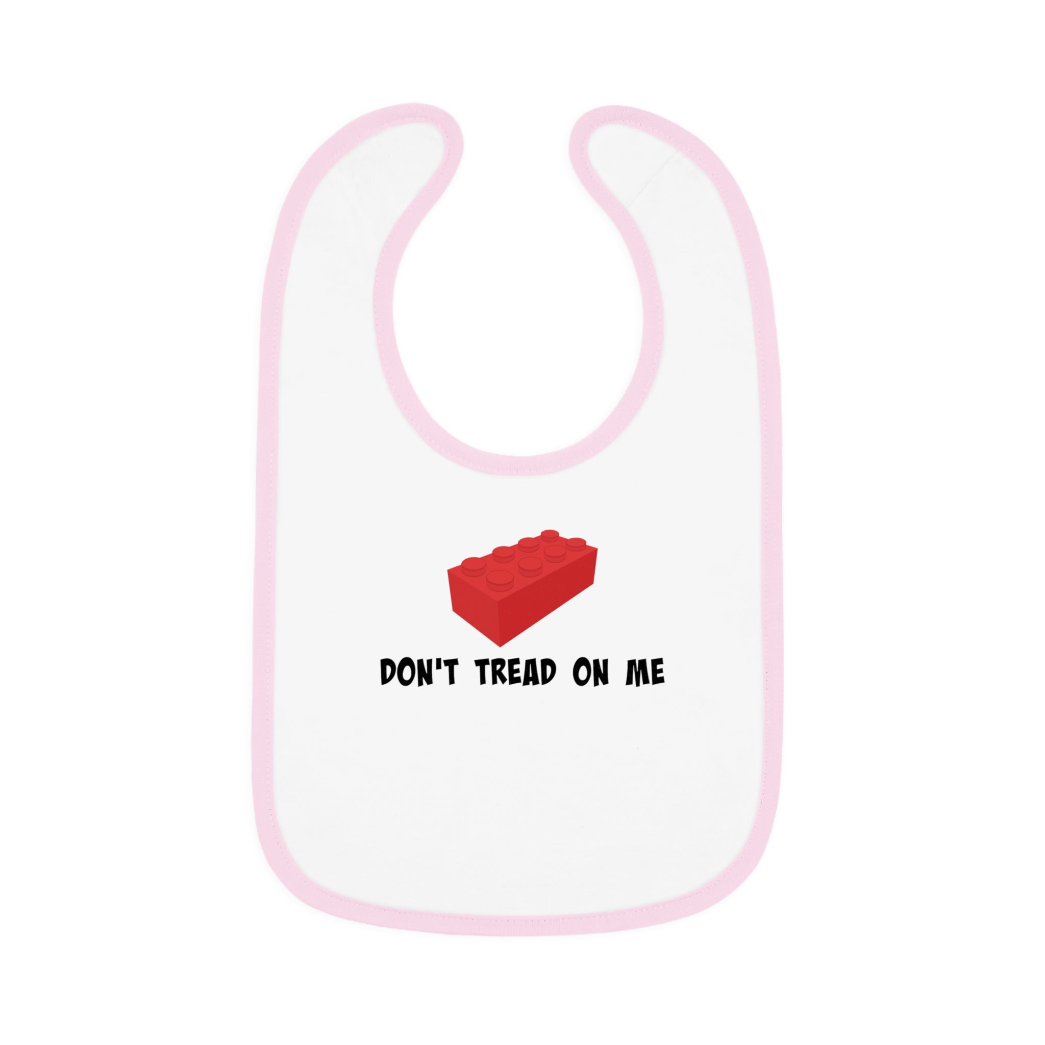 Don't Tread On Me LEGO Baby Contrast Trim Jersey Bib