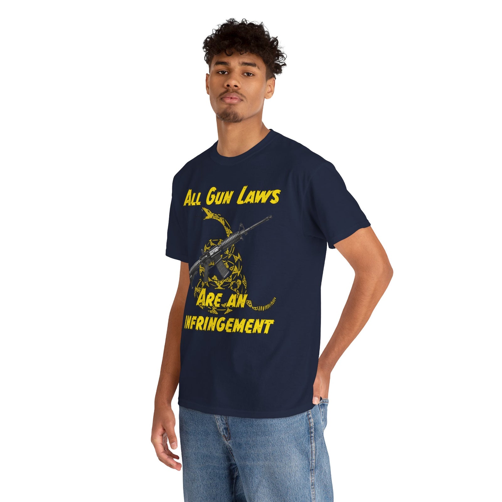 Judge Nap: All Gun Rights Are Infringements AR15 Gadsden T-Shirt