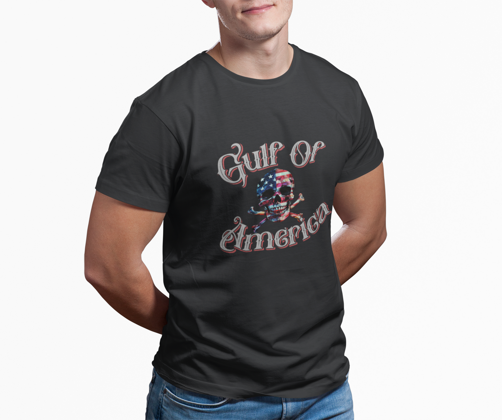 Gulf of America Patriotic Pirate T-shirt