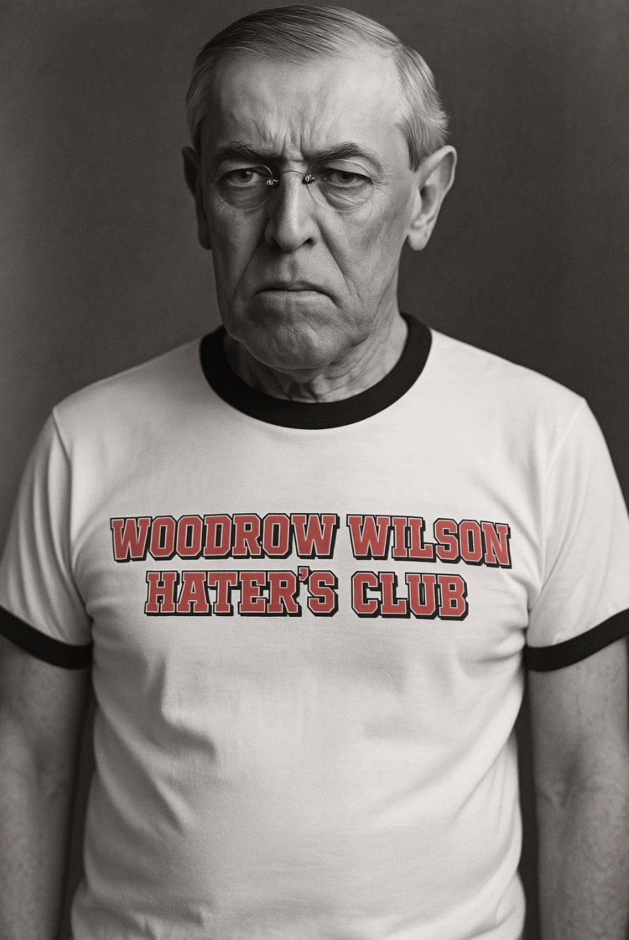 Woodrow Wilson Hater's Club Ringer T-Shirt
