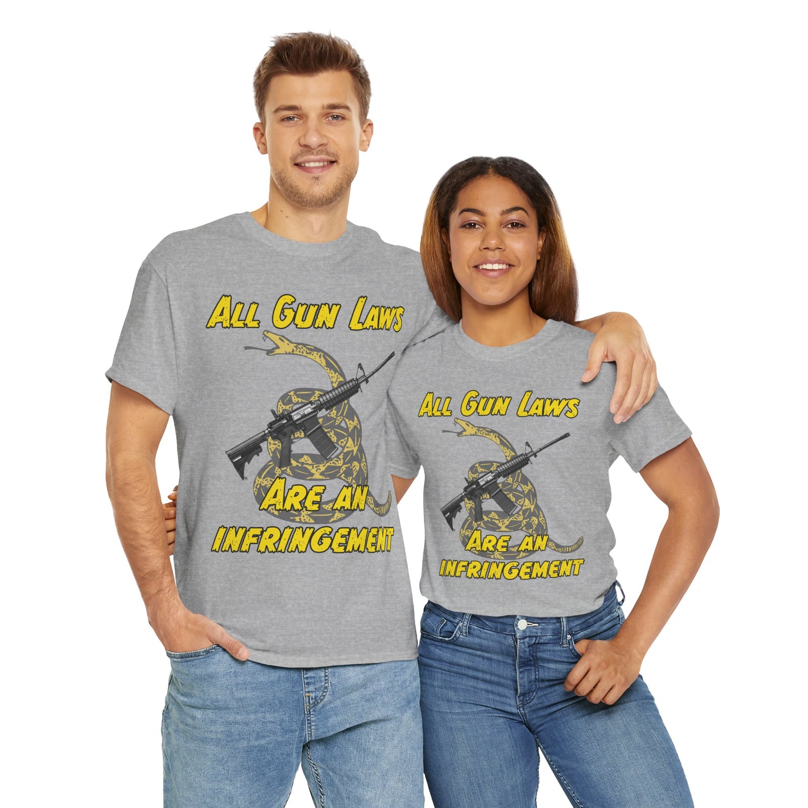 Judge Nap: All Gun Rights Are Infringements AR15 Gadsden T-Shirt