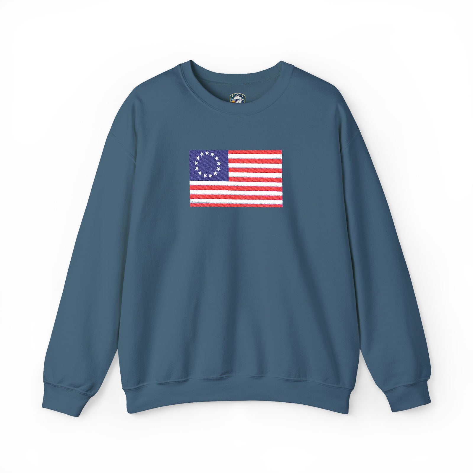 Betsy Ross Flag Embroidered Sweater