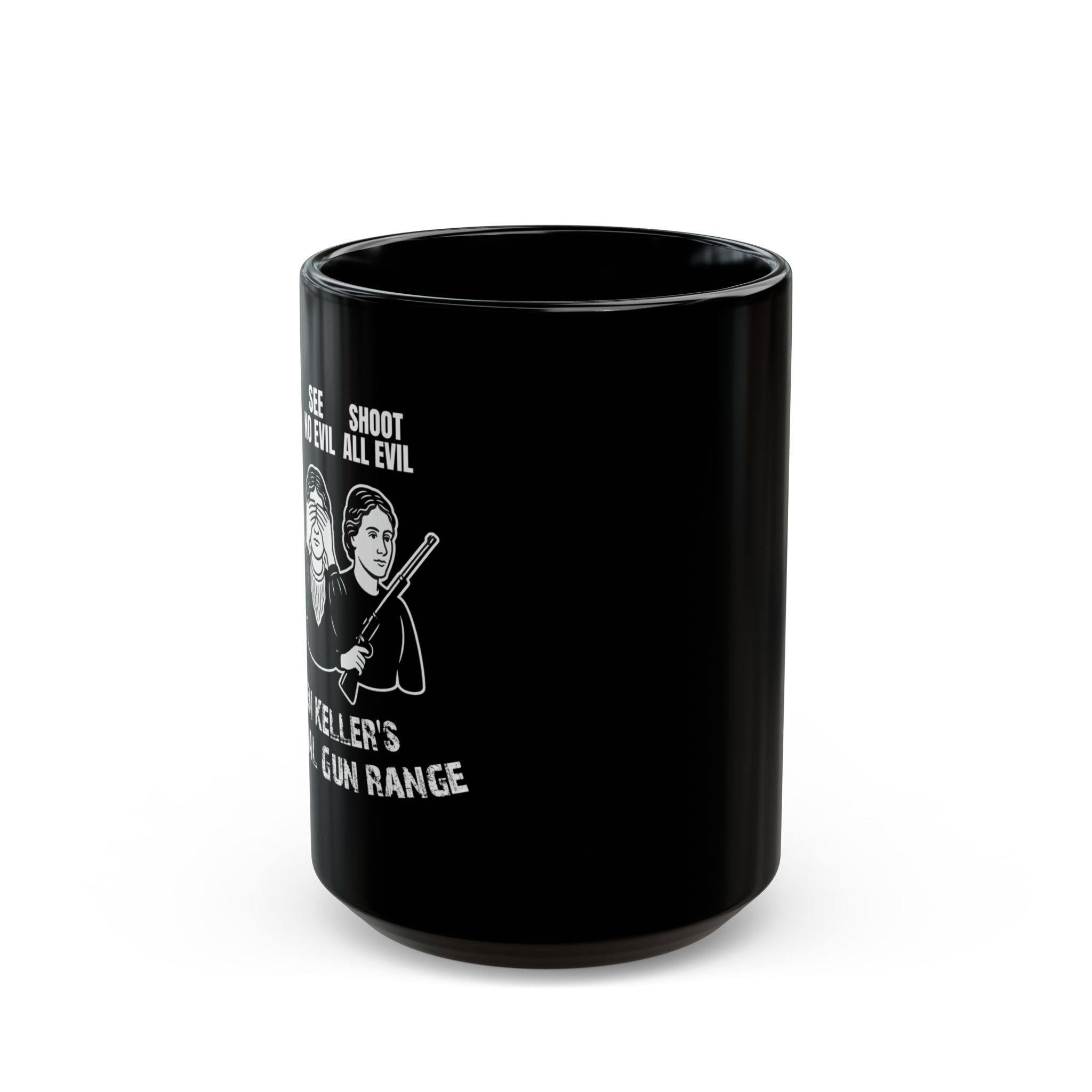 Walton & Johnson: Helen Keller "Hear No Evil, See No Evil" Mug (11oz, 15oz)