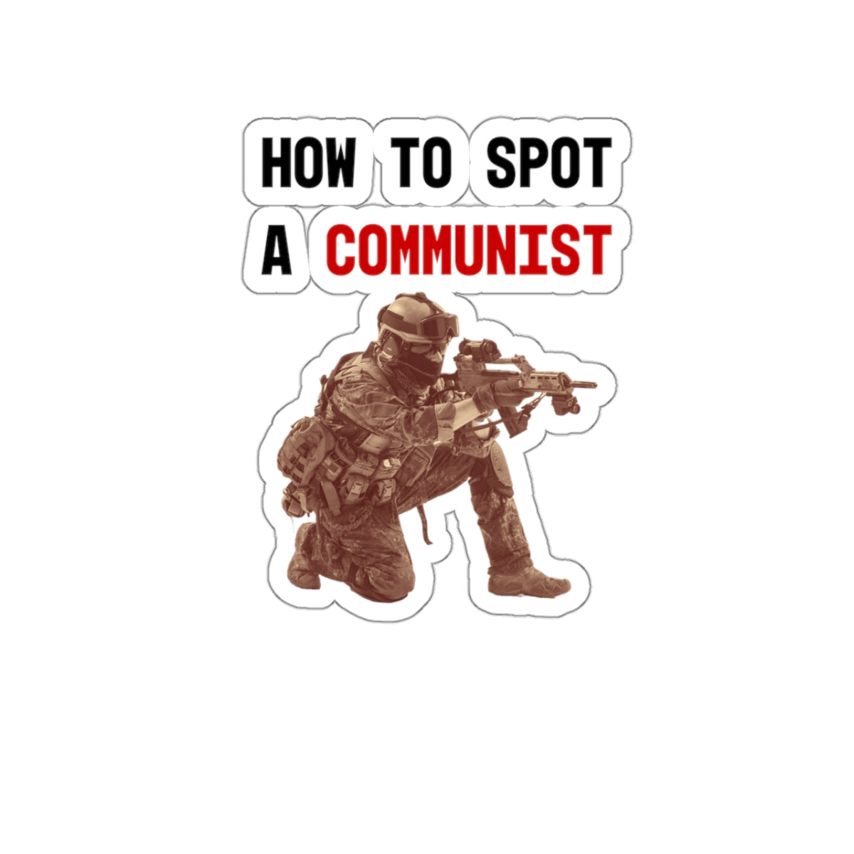 How to Spot a Communist Stickers