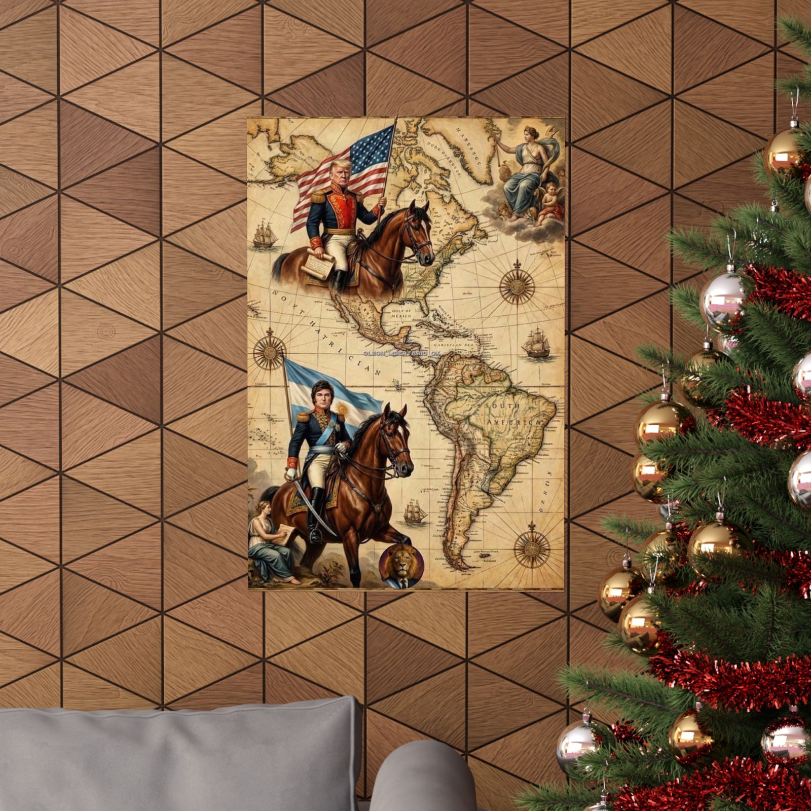 Trump/Milei: The Great Liberators Poster - 4LibertyShop.com