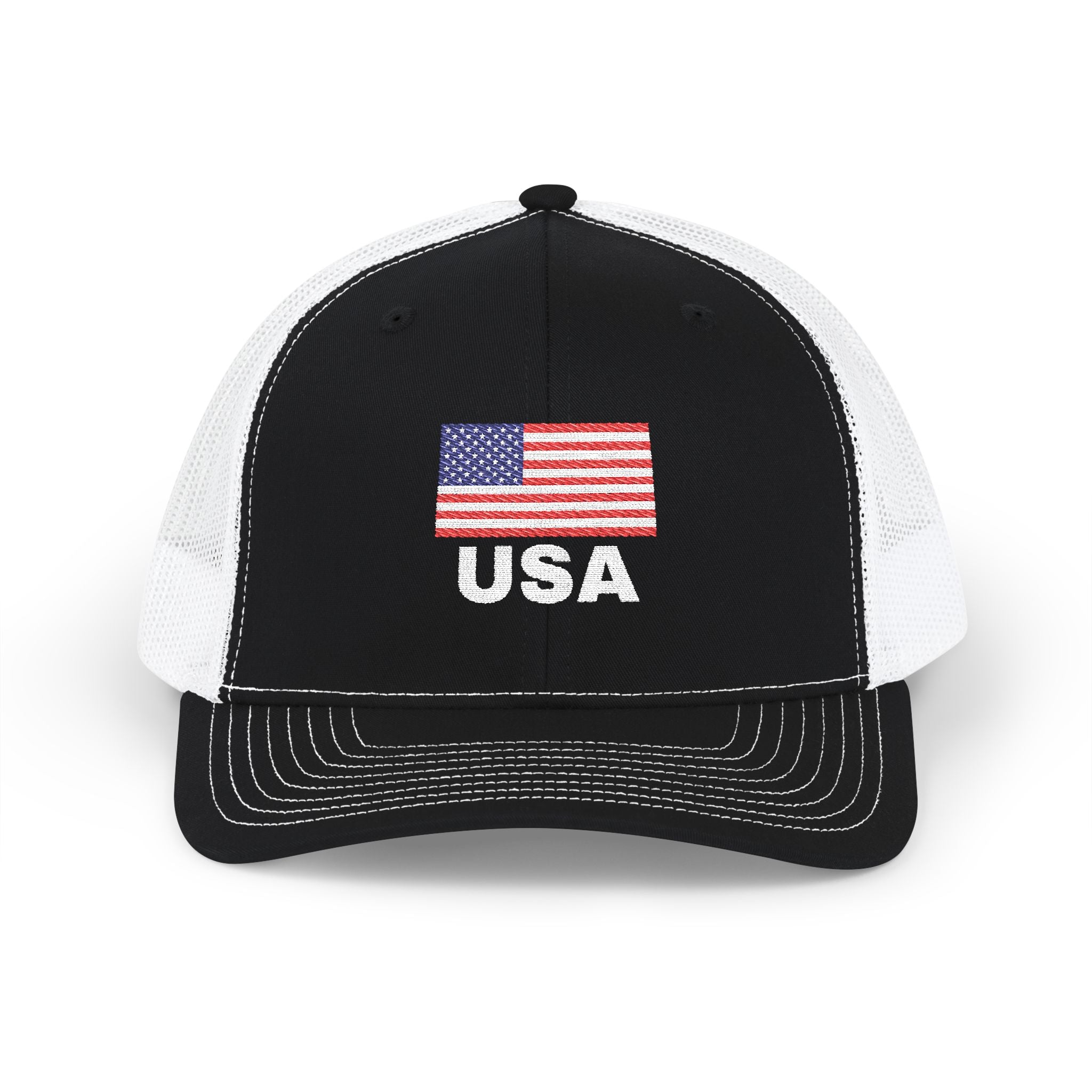 USA Embroidered Snapback Trucker Cap | Patriotic Hat for Independence Day, Sports Events, Outdoor Activities, Gifts