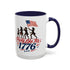 Accent Coffee Mug - "Party Like It's 1776" Patriotic Independence Day Mug - 4LibertyShop.com