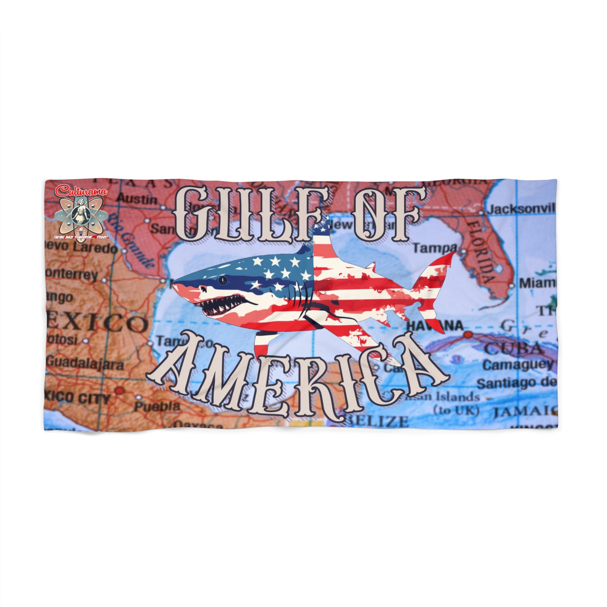 Culturama: Gulf of America Shark Beach Towel