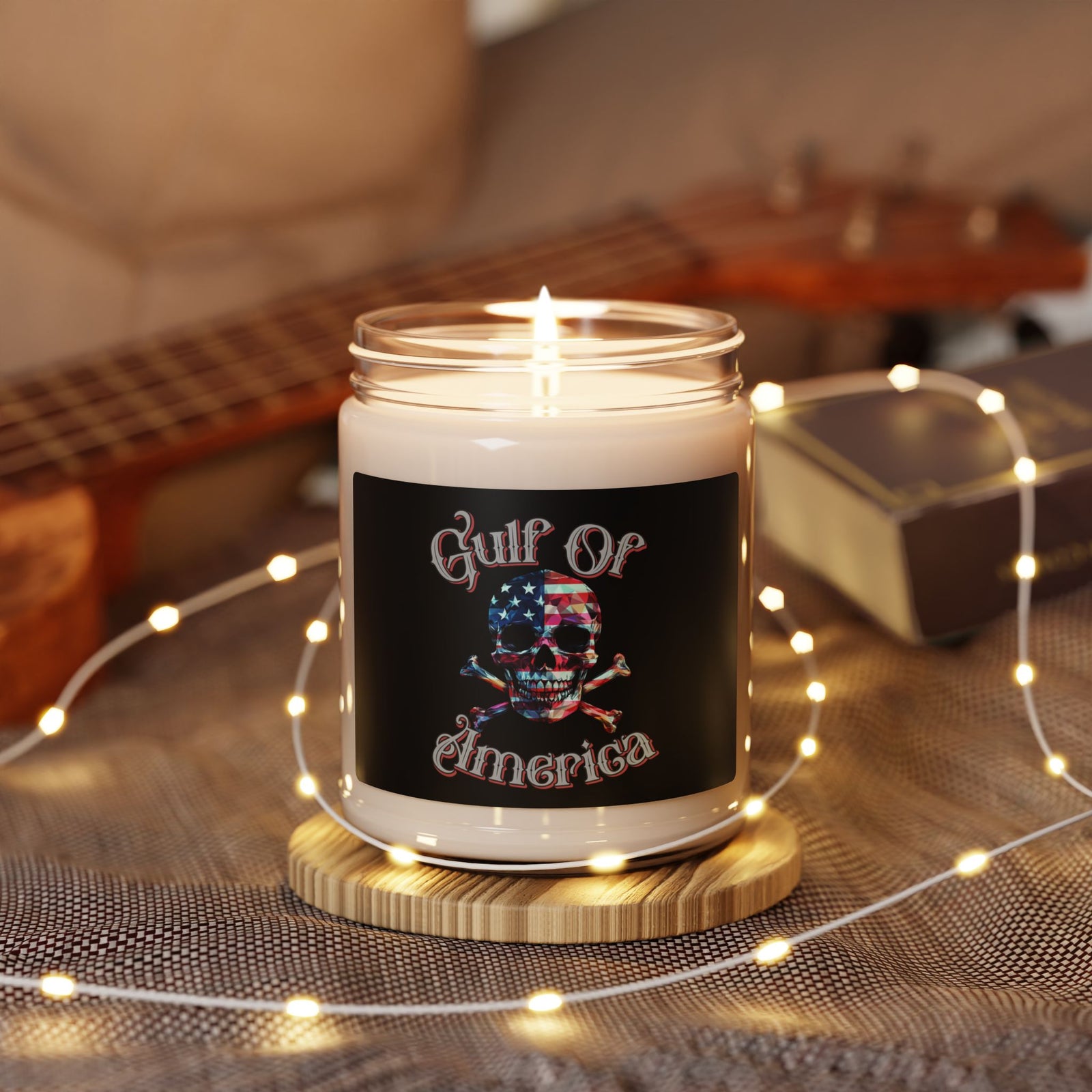 Walton & Johnson: Gulf Of America Skull Candle, 9oz