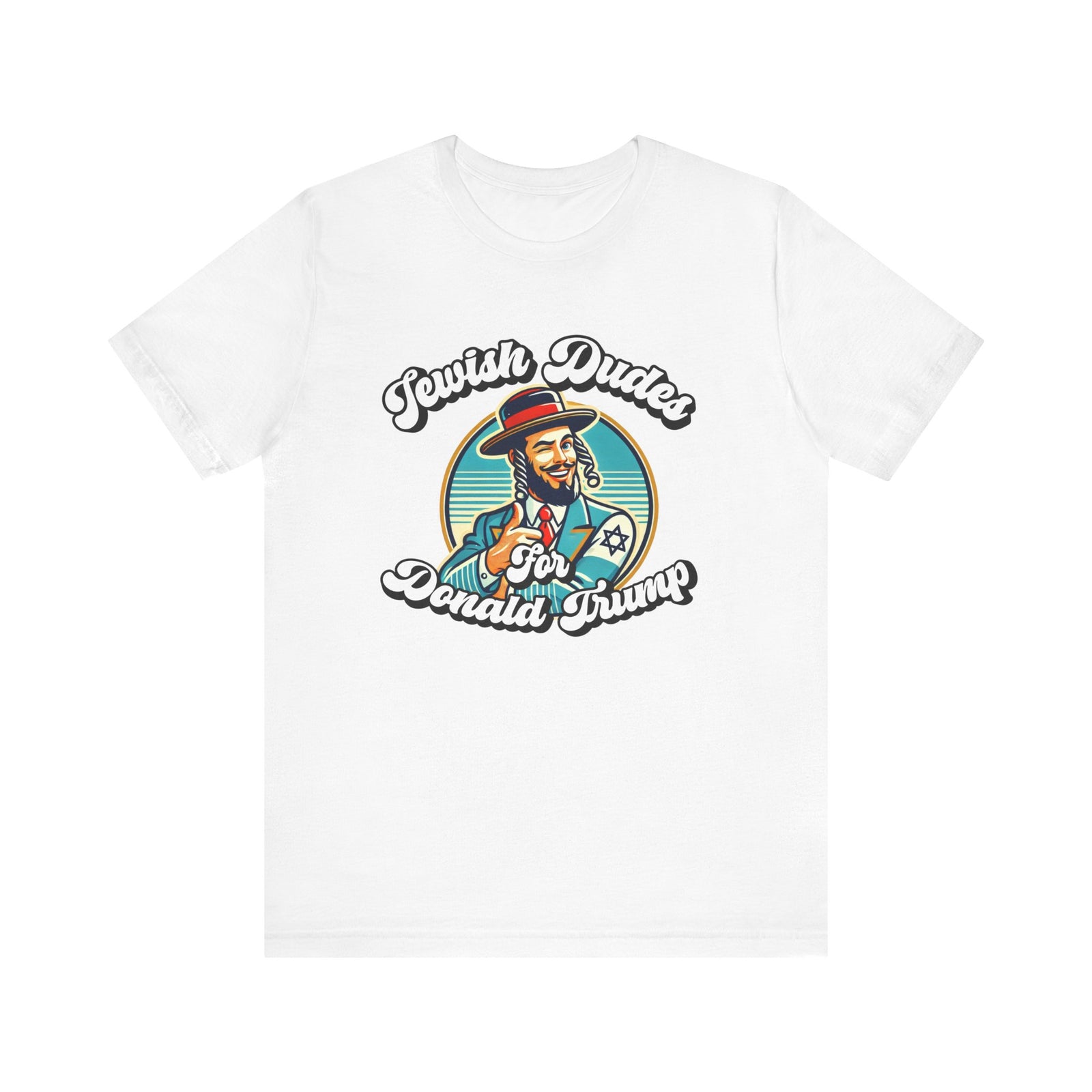 Jewish Dudes for Donald Trump Short Sleeve Tee