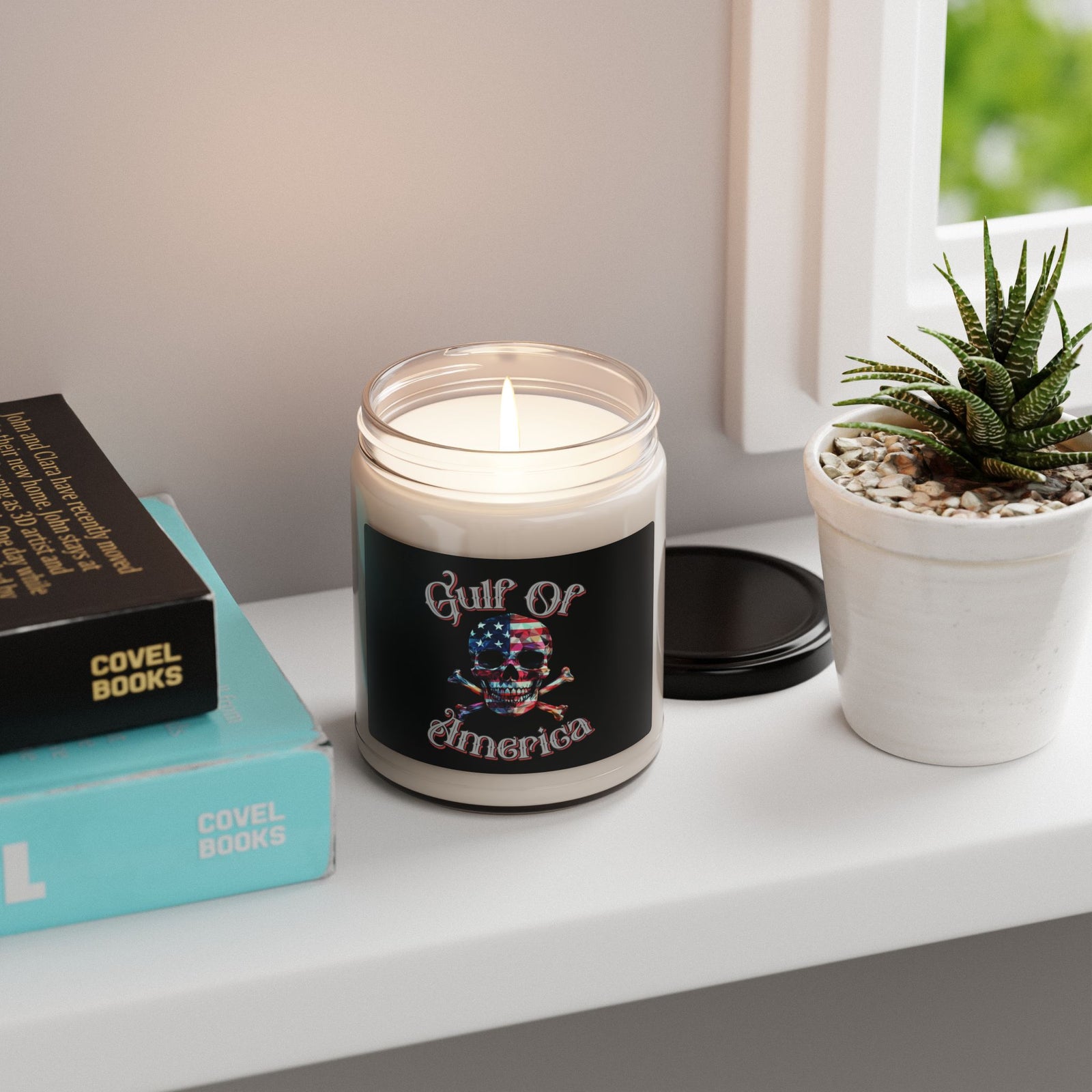 Walton & Johnson: Gulf Of America Skull Candle, 9oz