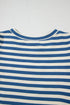 Stripe America Cursive Graphic Puff Sleeve T-shirt