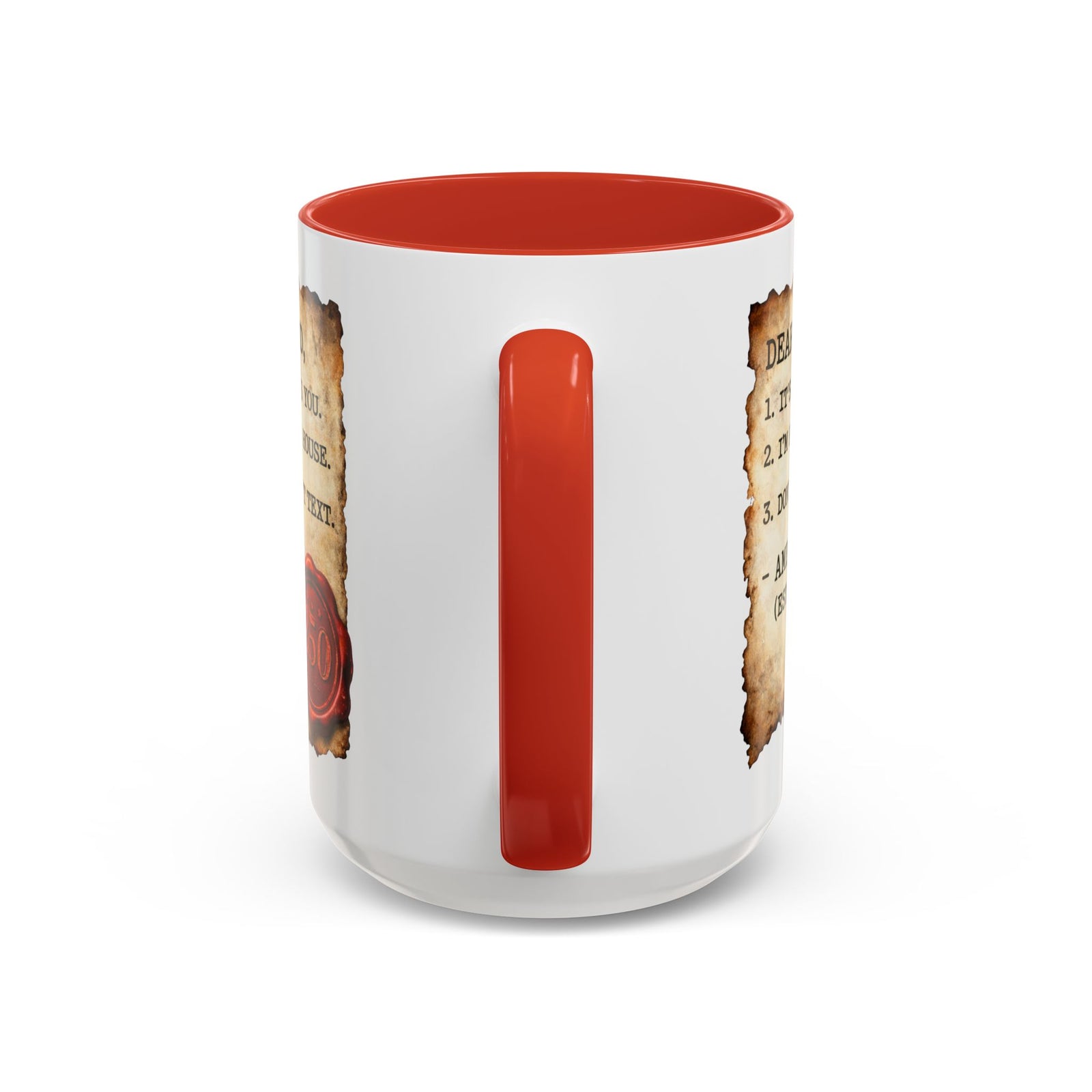Walton & Johnson Dear England Funny 250th Anniversary Coffee Mug - 4LibertyShop.com