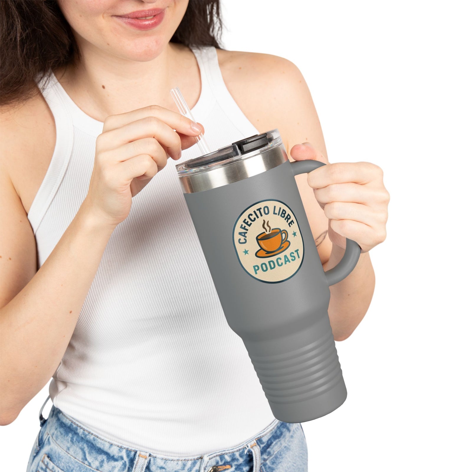 Cafecito Libre 40oz Tumbler - 4LibertyShop.com