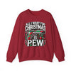 "All I Want for Christmas is Pew" Sweatshirt - 4LibertyShop.com