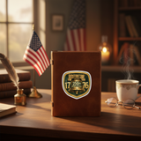 250th Anniversary Liberty Bell Sticker on Notebook - Patriotic Study