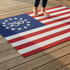 250th Betsy Ross Outdoor Rug – Close-Up Detail Shot