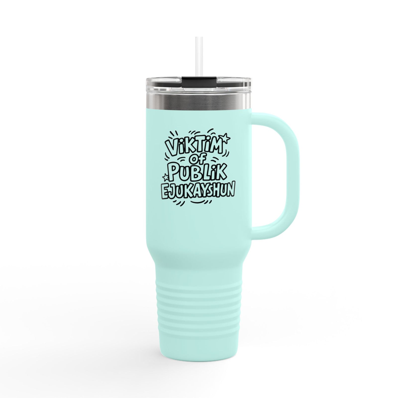 Walton & Johnson: Publik Ejukayshun Tumbler, 40oz