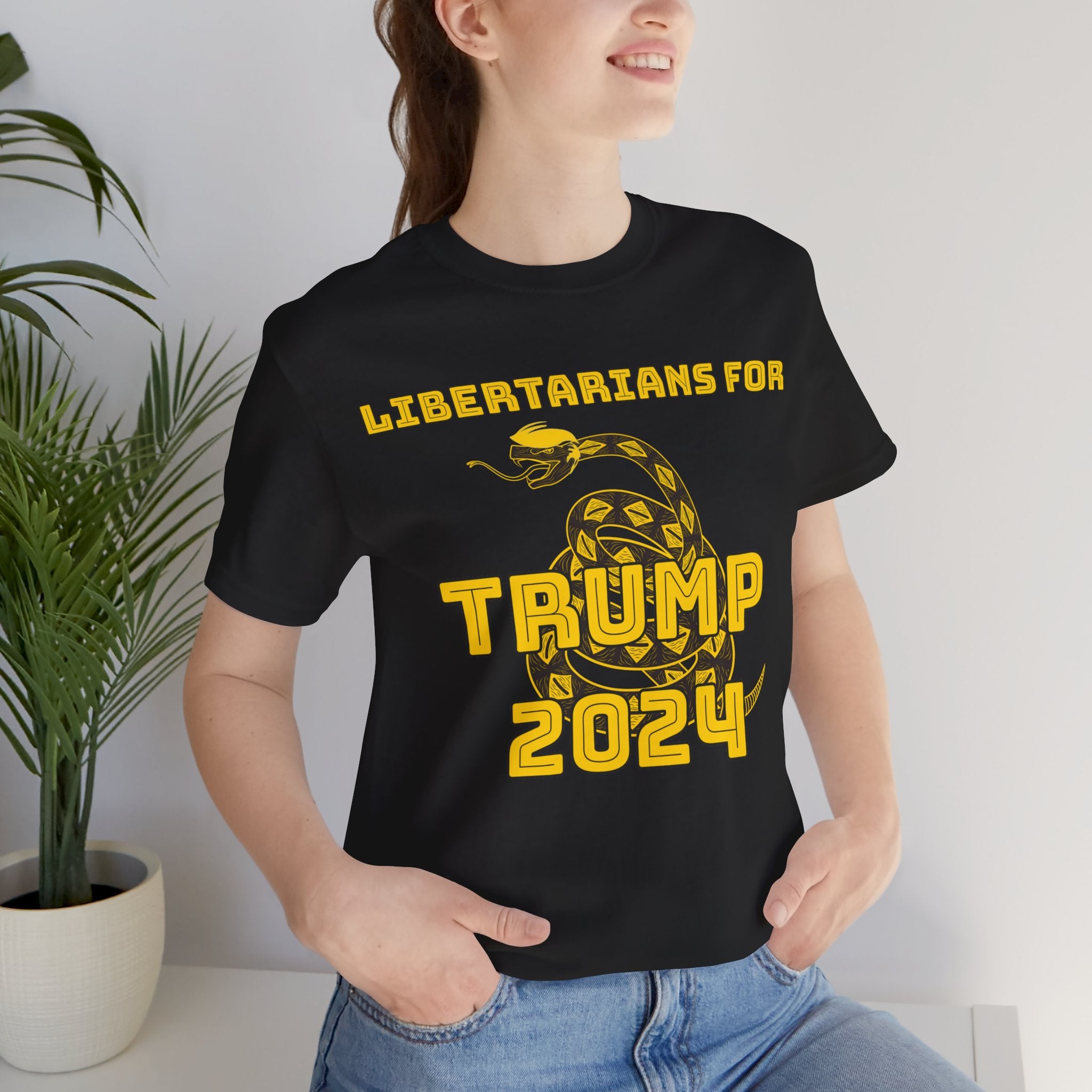 Libertarians For Trump Gadsden Tee