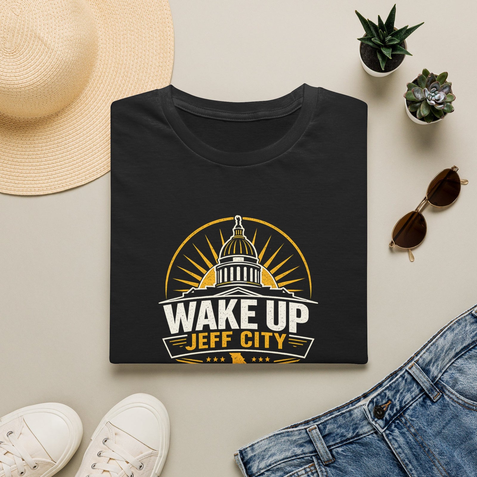 Wake Up Jeff City: The Wake Up Jeff City T-Shirt - 4LibertyShop.com