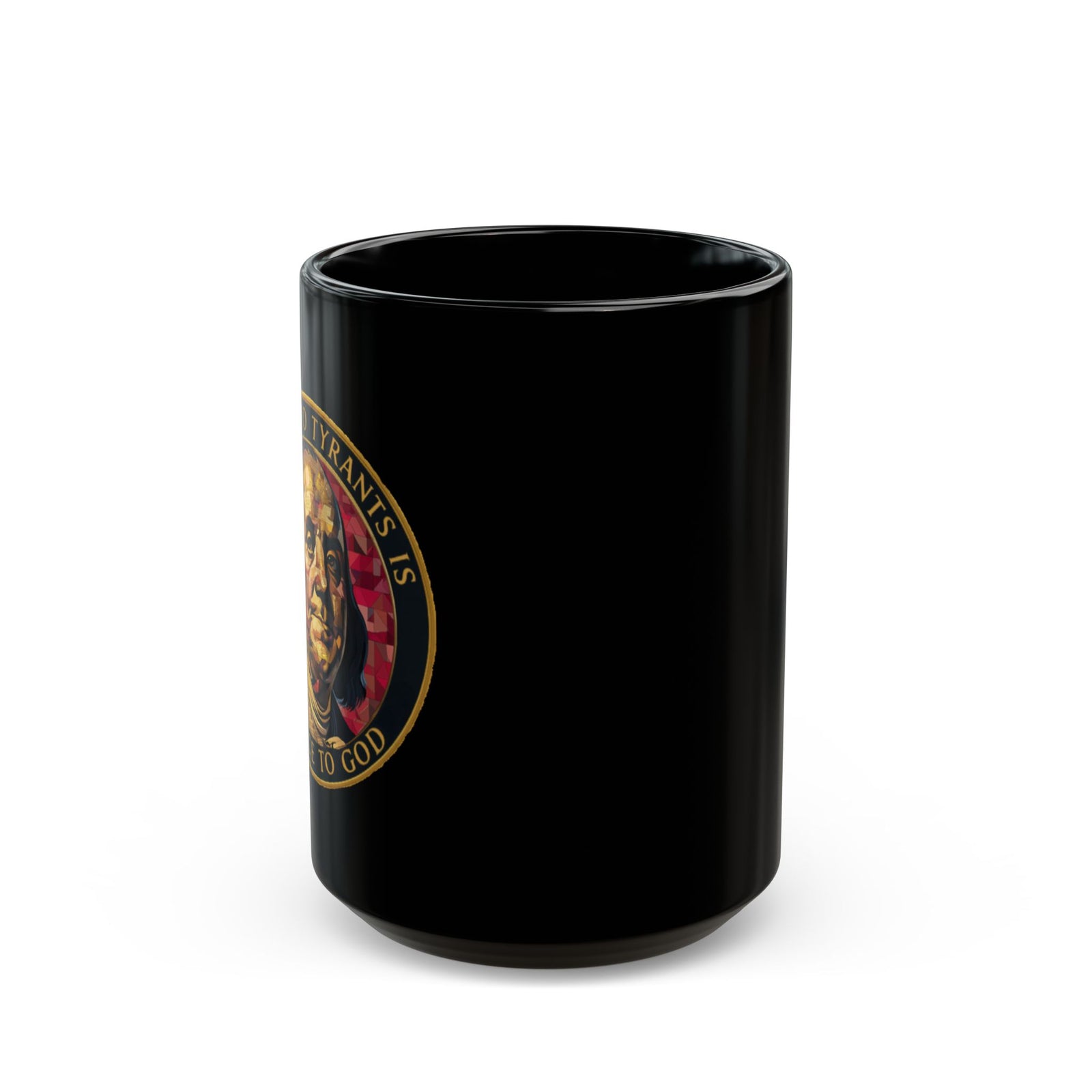 Judge Nap: Obedience To God Black Mug (11oz, 15oz)