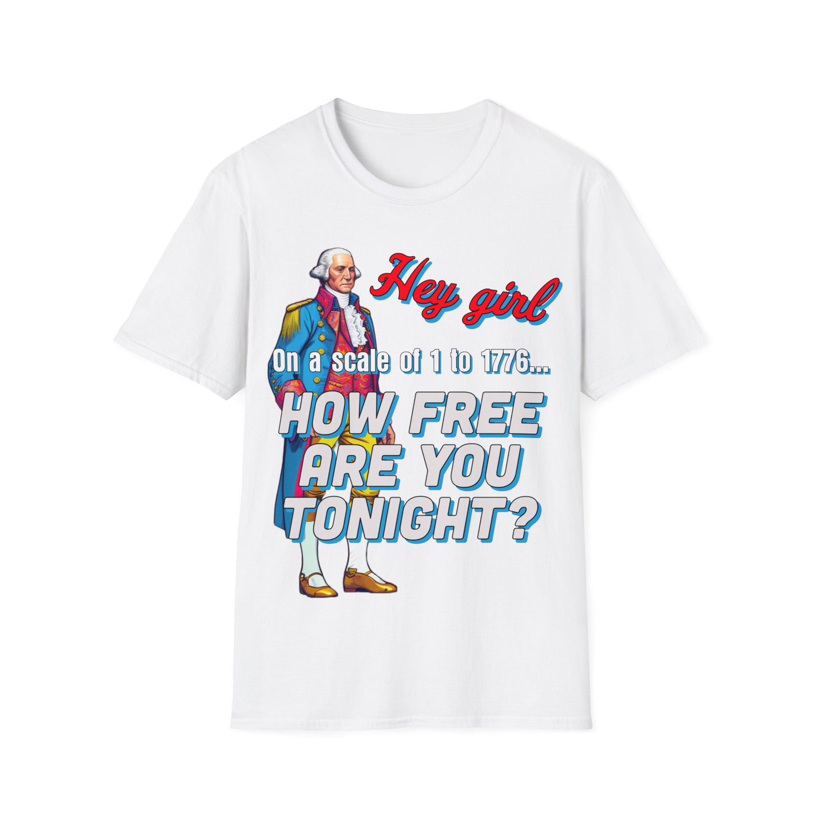 Walton & Johnson Flirty Founding Father: George Washington's Revolutionary Romance Tee