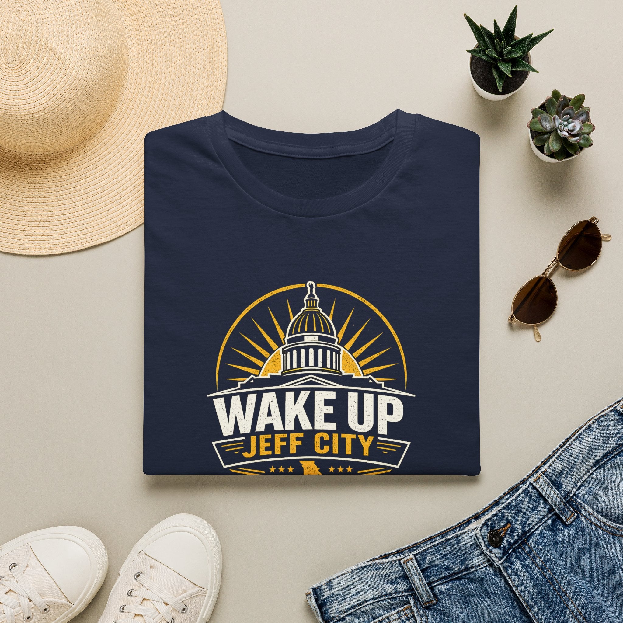 Wake Up Jeff City: The Wake Up Jeff City T-Shirt - 4LibertyShop.com
