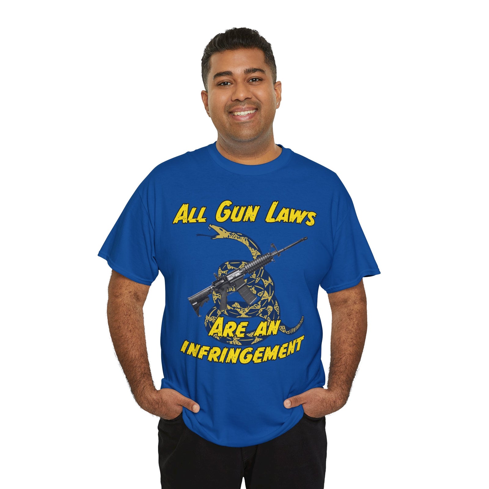 Judge Nap: All Gun Rights Are Infringements AR15 Gadsden T-Shirt