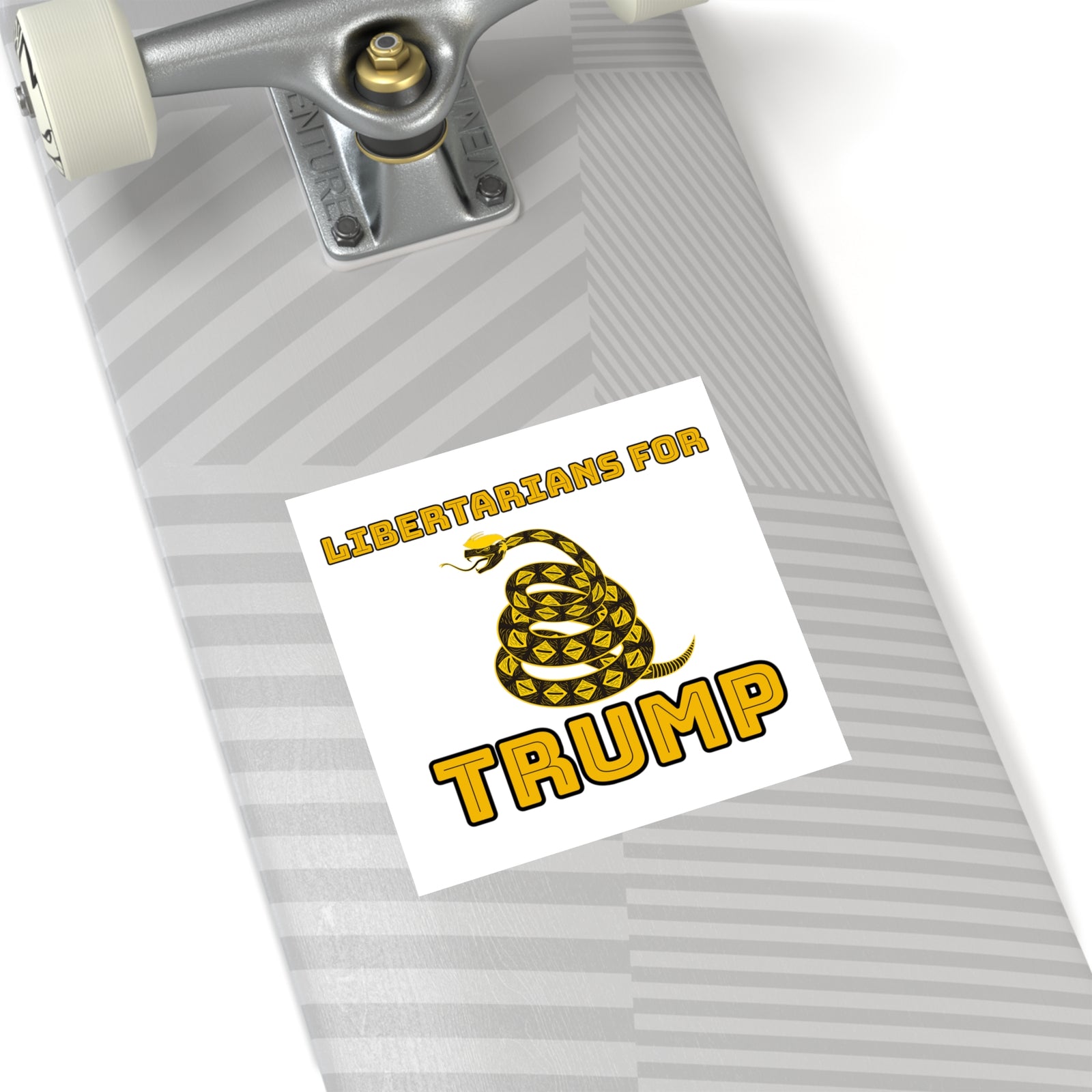 Libertarians for Trump Square Stickers, Indoor\Outdoor