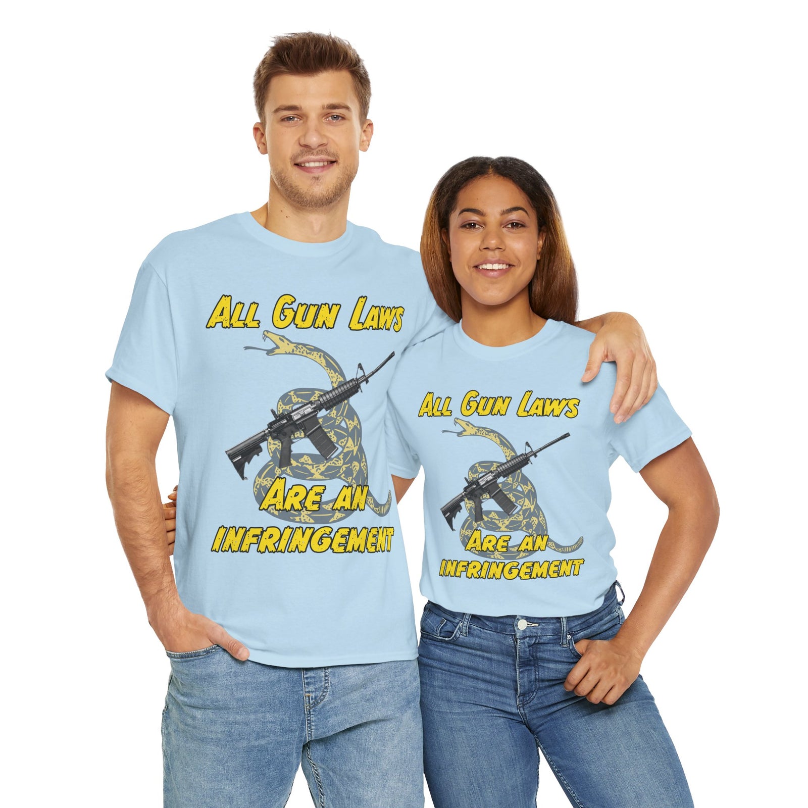 Judge Nap: All Gun Rights Are Infringements AR15 Gadsden T-Shirt