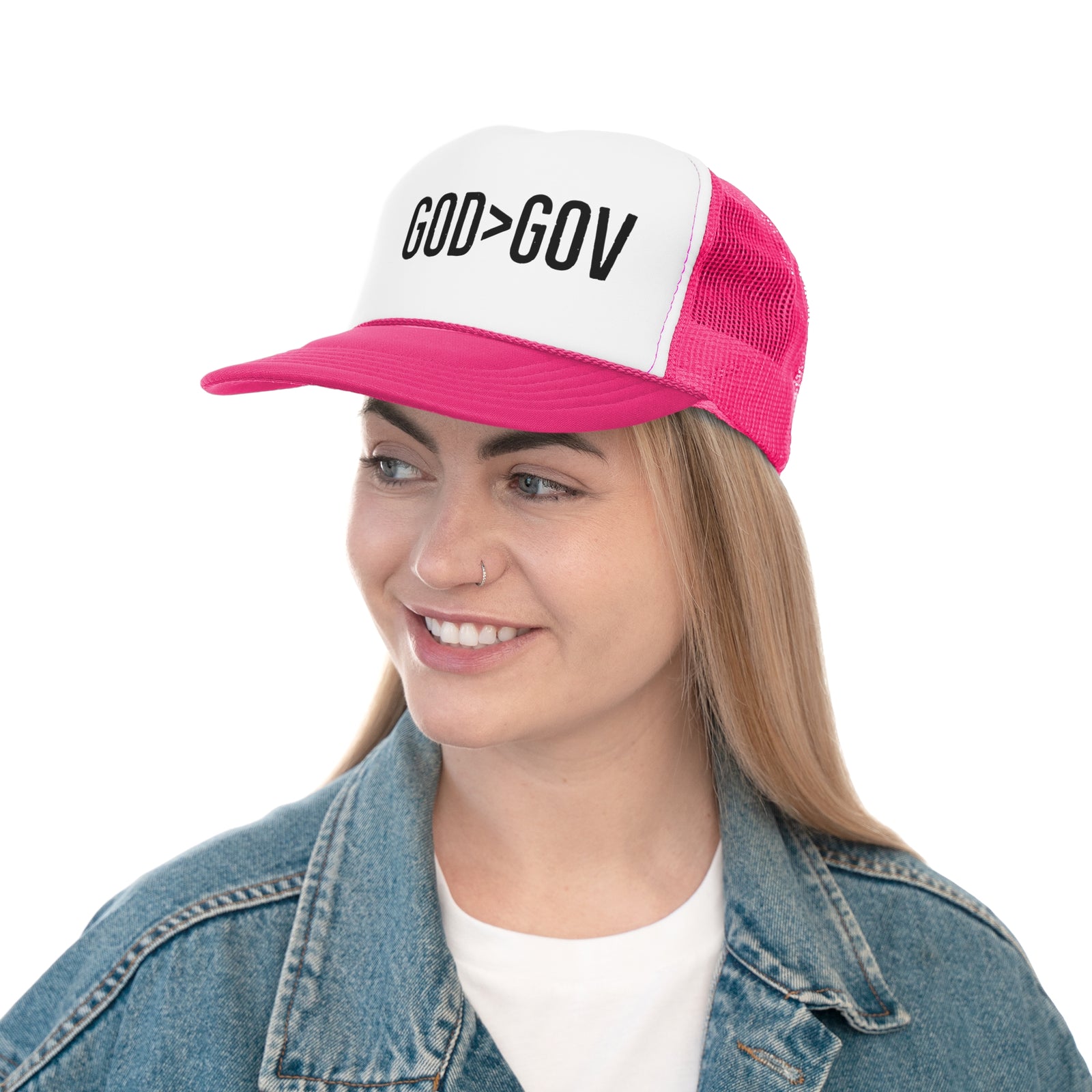 Walton & Johnson - Heavenly Highway Trucker Cap: God Over Government