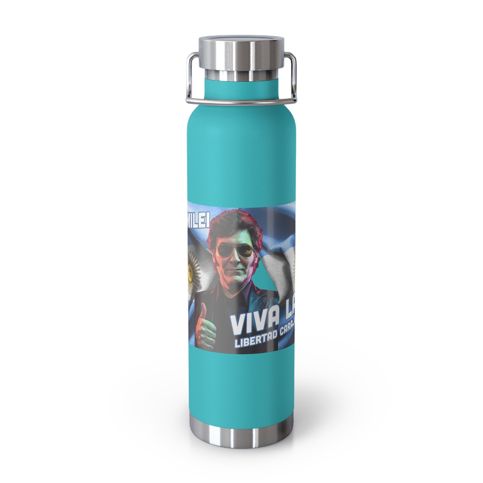 Javier Milei Copper Vacuum Insulated Bottle, 22oz