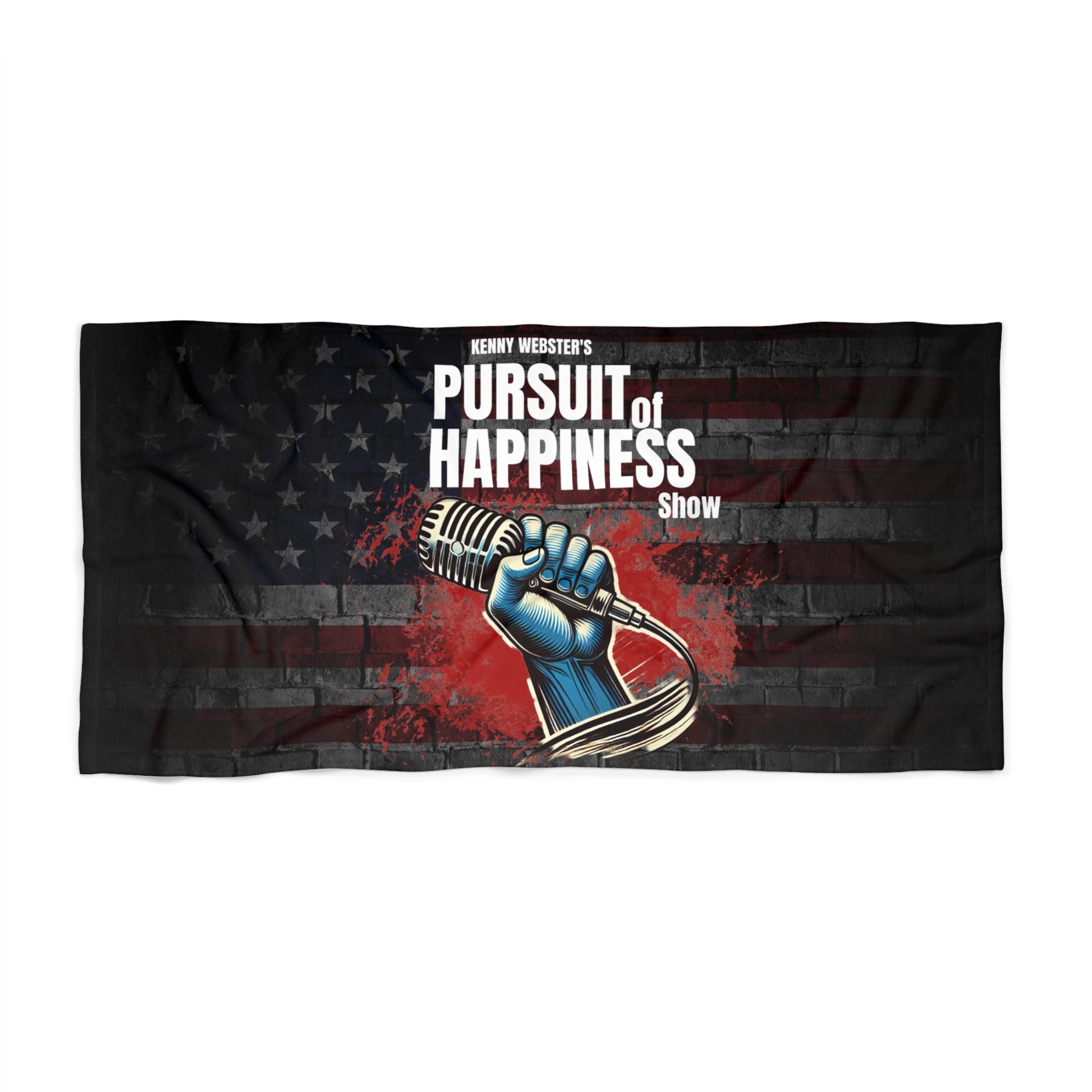 Walton & Johnson: Kenny Webster's Pursuit of Happiness Beach Towel