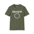 Liberty250 T-Shirt — Vintage Betsy Ross Star Circle Patriotic Tee - 4LibertyShop.com