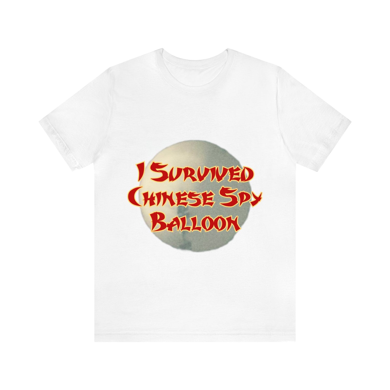 I Survived Chinese Spy Balloon Unisex Jersey Short Sleeve Tee