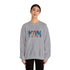 Embroidered Patriotic Mom Crewneck Sweatshirt - 4LibertyShop.com