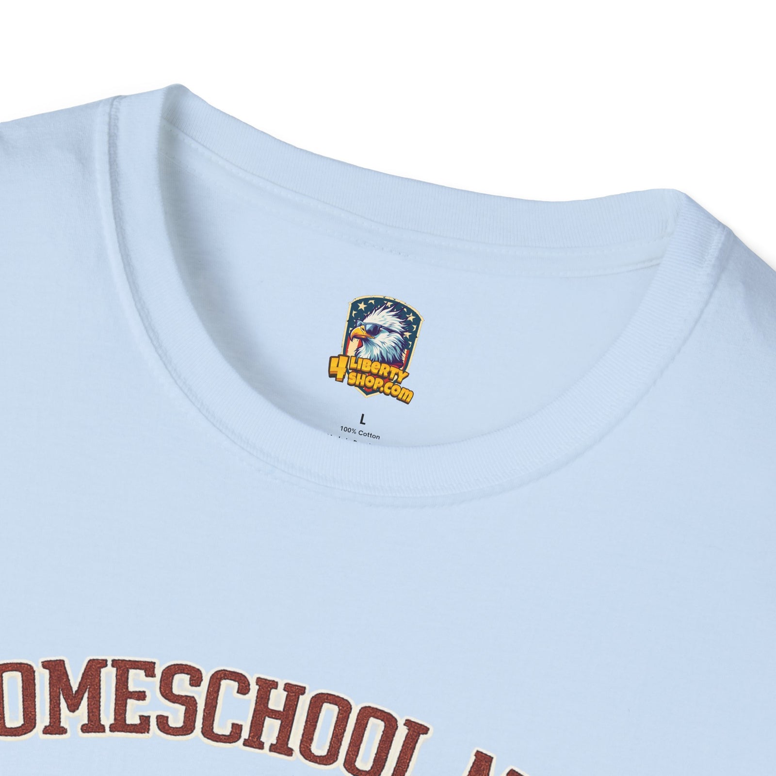 Homeschool Workshop — Homeschool Mom T-Shirt — Eagle Graphic Tee for Proud Homeschooling Moms