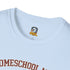 Homeschool Workshop — Homeschool Mom T-Shirt — Eagle Graphic Tee for Proud Homeschooling Moms