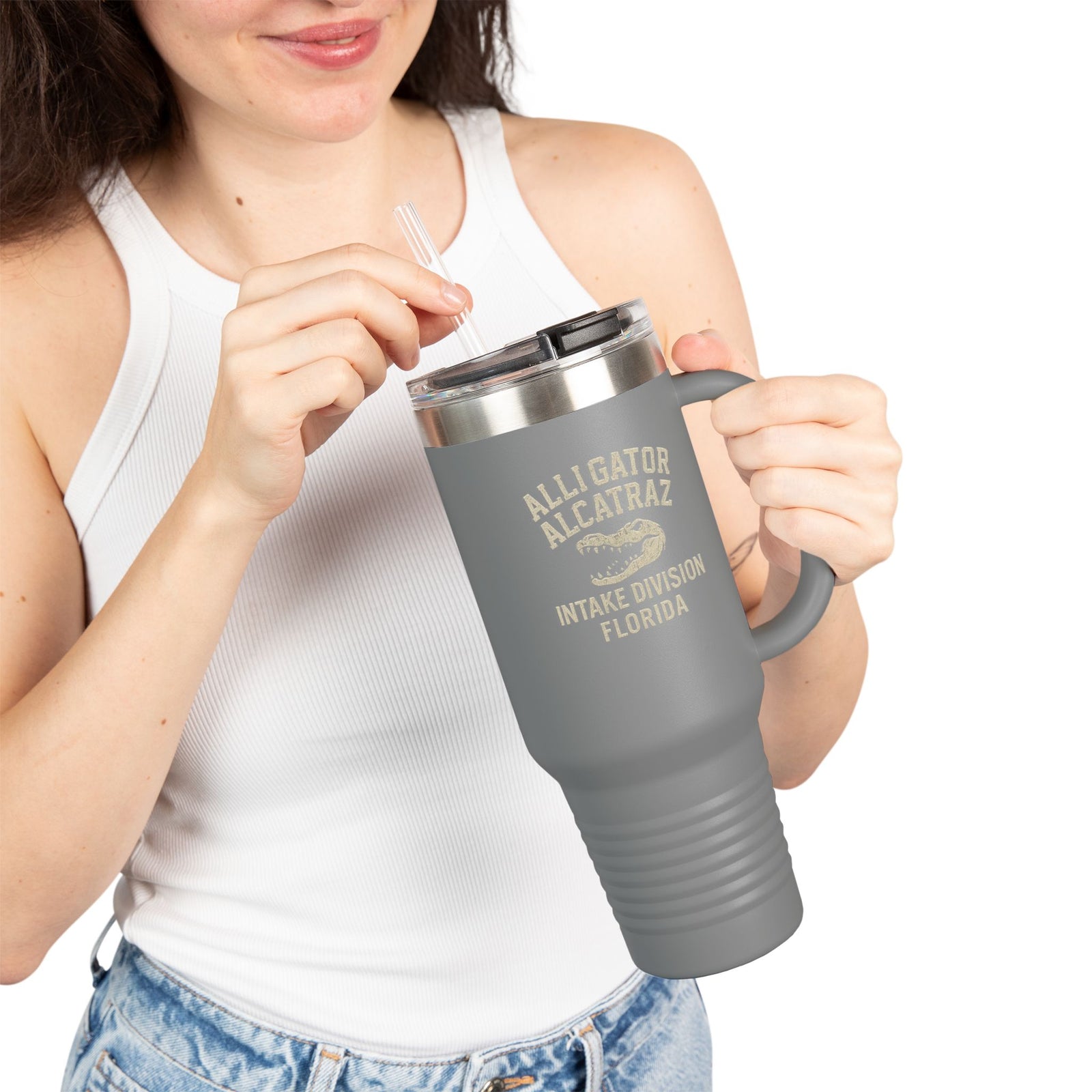 Aligator Alcatraz Intake Division Tumbler, 40oz