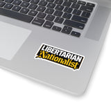 Libertarian Nationalist Sticker — Political Laptop Decal - 4LibertyShop.com