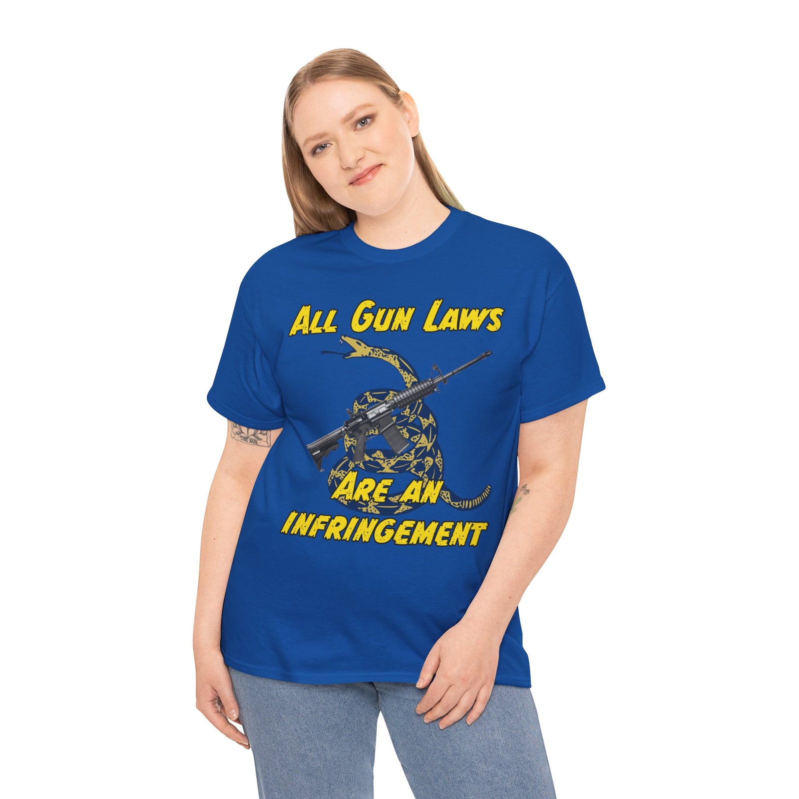Judge Nap: All Gun Rights Are Infringements AR15 Gadsden T-Shirt