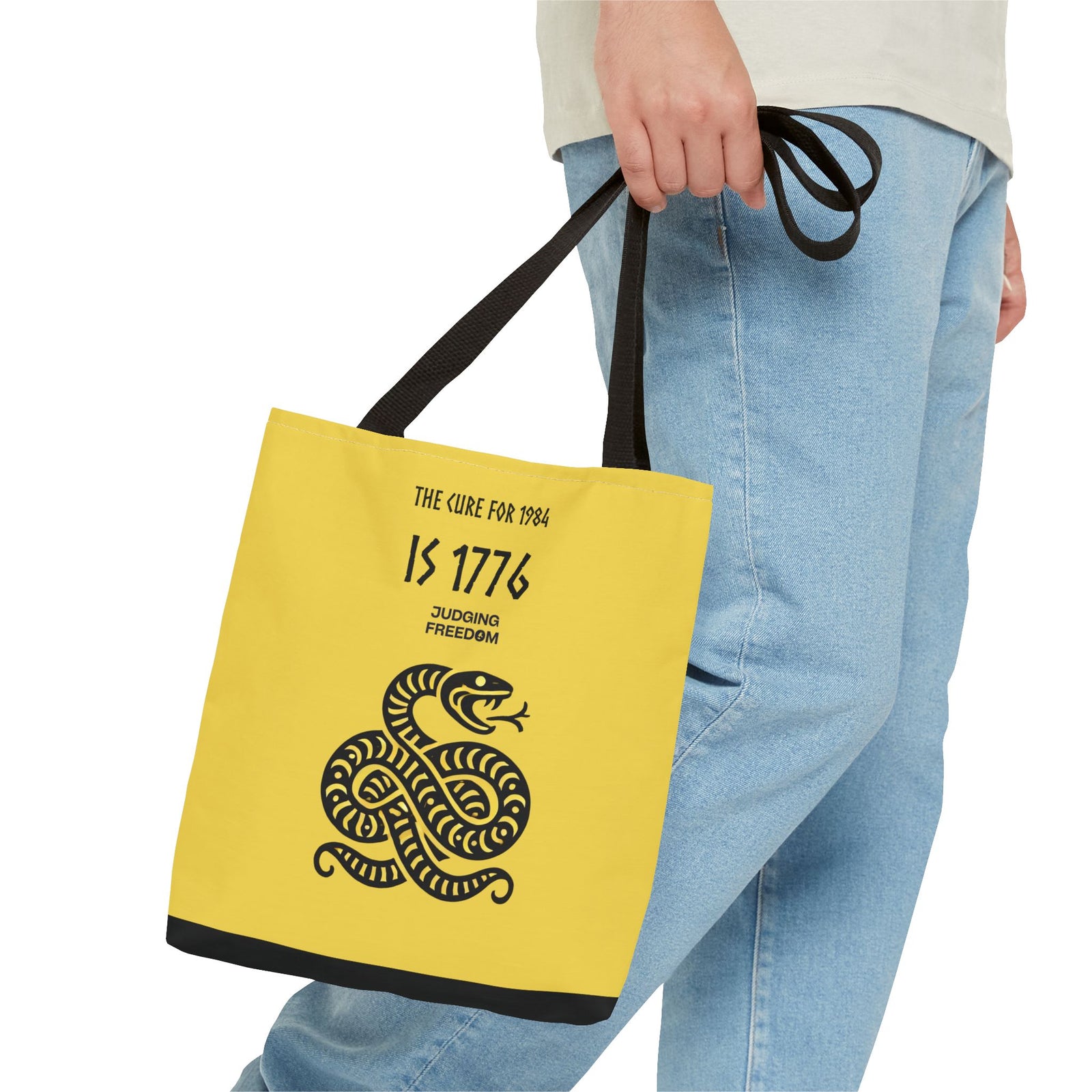 Judge Nap: The Cure For 1984 Tote Bag