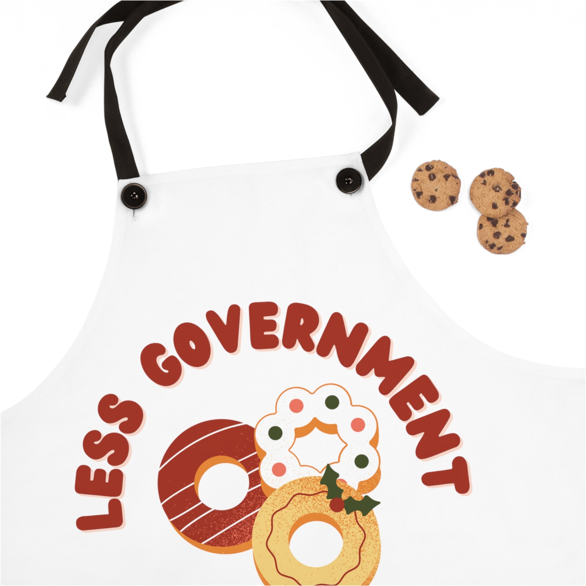 Walton & Johnson - Less Government More Cookies Apron