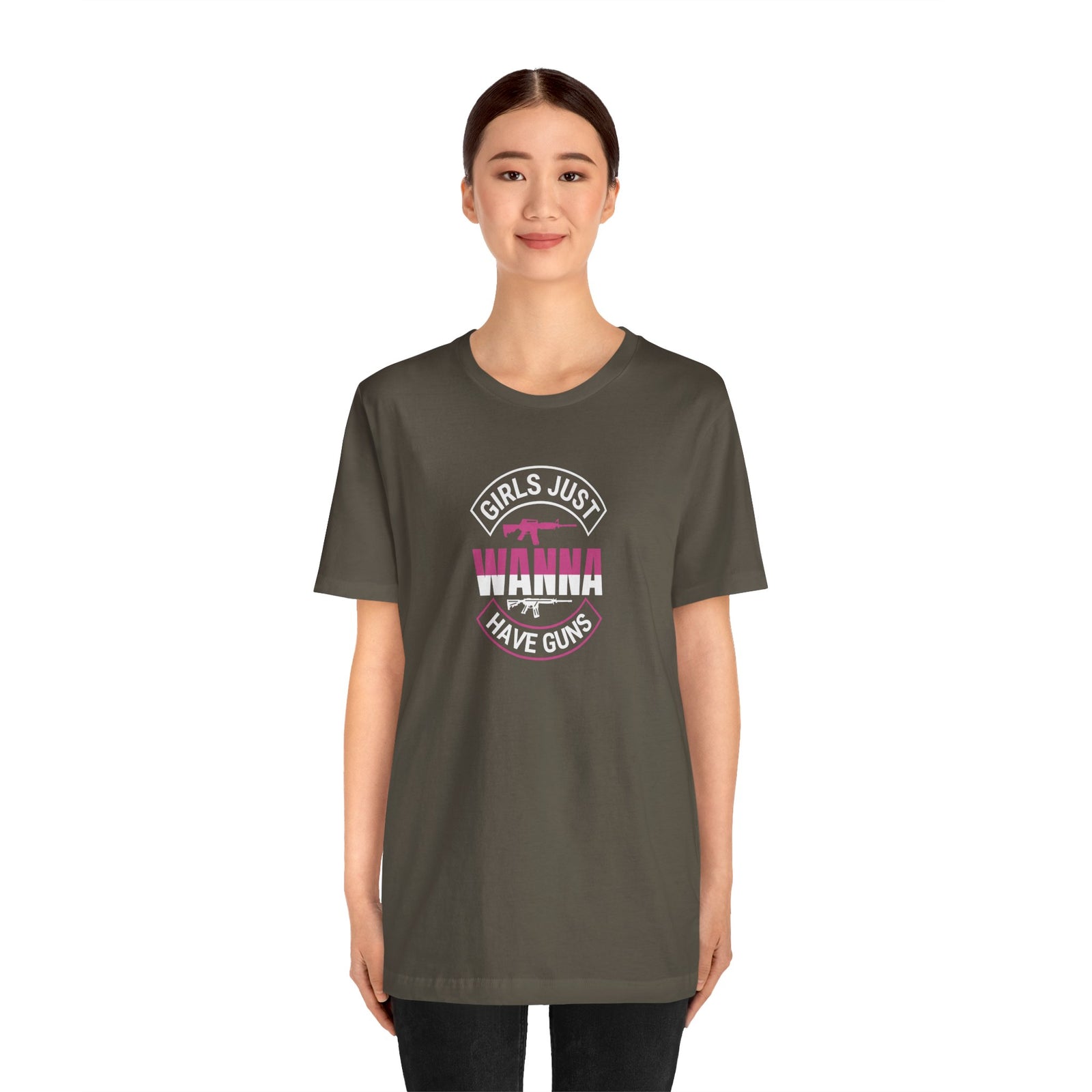 Girls Just Wanna Have Guns T-Shirt - 4LibertyShop.com