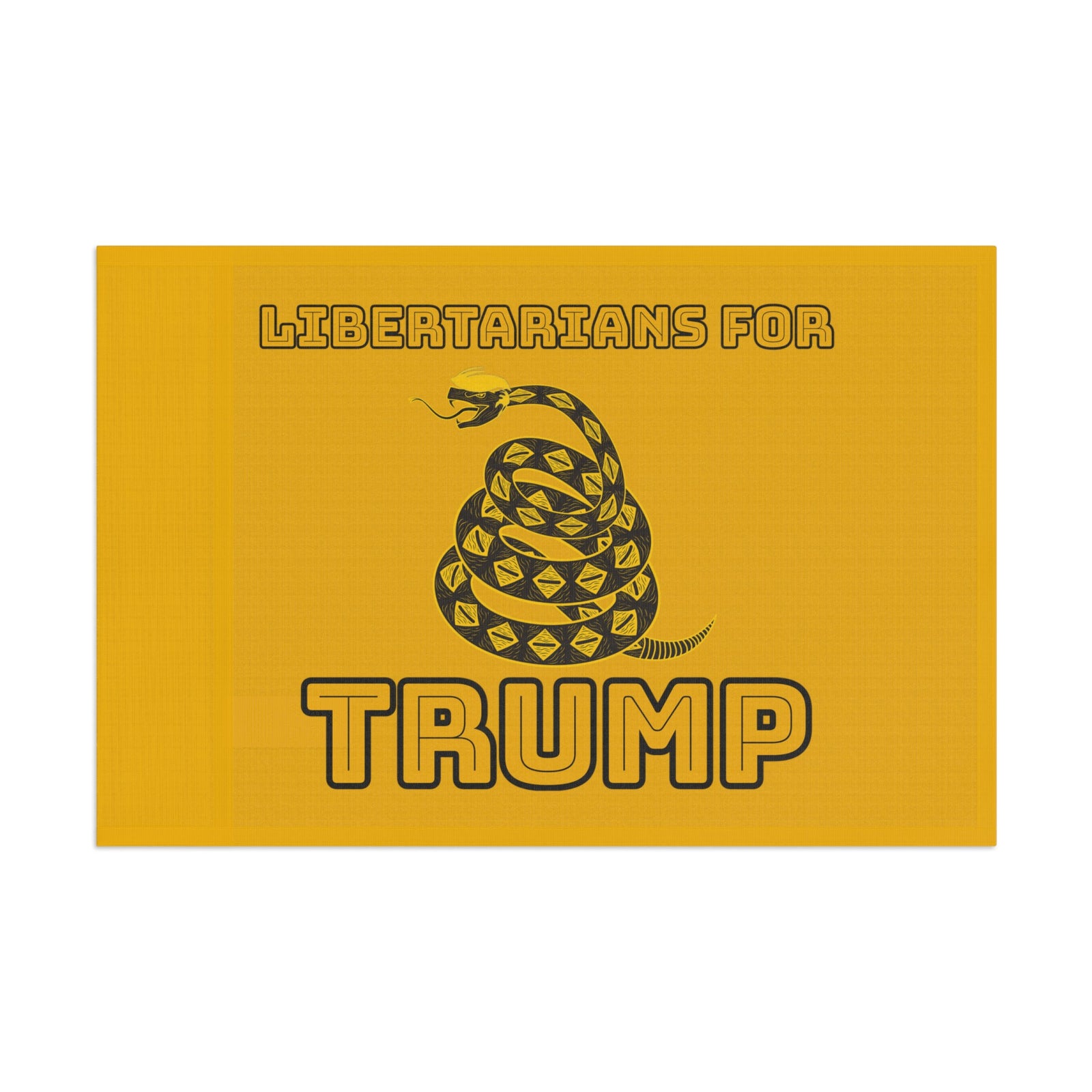 Libertarians for Trump Yellow Flag